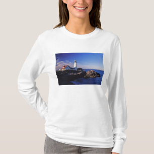 NA, USA, Maine. Leuchtturm Portland Head. T-Shirt