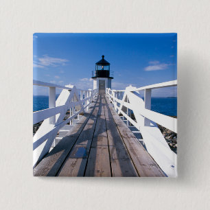 NA, USA, Maine, Port Clyde. Marshall Point 2 Button