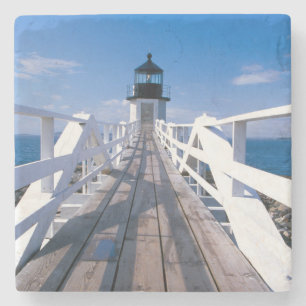 NA, USA, Maine, Port Clyde. Marshall Point 2 Steinuntersetzer