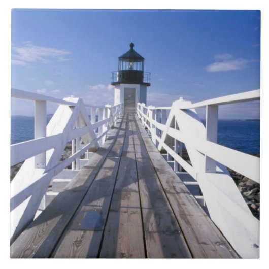 NA, USA, Maine, Port Clyde. Marshall-Punkt 2 Fliese (Vorderseite)