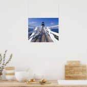 NA, USA, Maine, Port Clyde Marshall-Punkt 2 Poster (Küche)