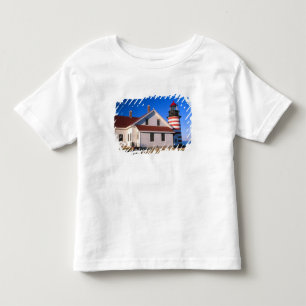NA, USA, Maine. West Quoddy Leuchtturm in der Nähe Kleinkind T-shirt