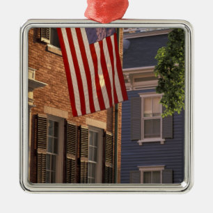 Na, USA, Massachusetts, Nantucket Insel, 2 Silbernes Ornament