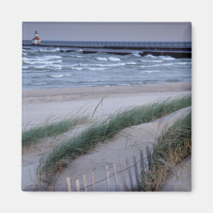 NA, USA, Michigan, Berrien Landkreis, St. Joseph, Magnet