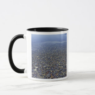 NA, USA, Montana, Glacier NP Felsen im See Tasse