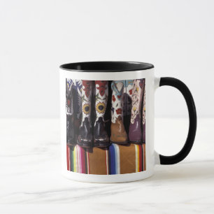 NA, USA, New Mexico, Santa Fe. Cowboystiefel Tasse