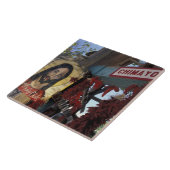 NA, USA, New Mexico, Santa Fe. Fliese (Seite)