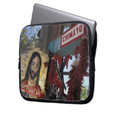 NA, USA, New Mexico, Santa Fe. Laptopschutzhülle (Vorderseite Links)