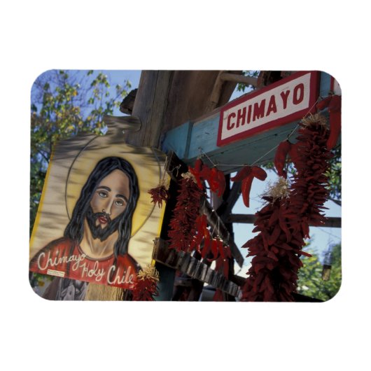 NA, USA, New Mexico, Santa Fe. Magnet (Horizontal)