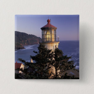 NA, USA, Oregon, Heceta Head Leuchtturm, Button