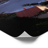 NA, USA, Oregon, Heceta Head Lighthouse, Poster (Ecke)