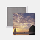 NA, USA, Oregon, Oregon Coast, Canon Beach with Magnet (Vorderseite/Rückseite)