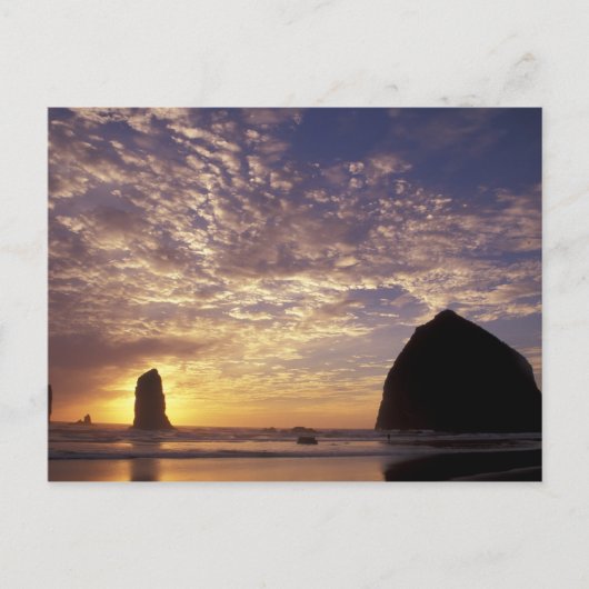 NA, USA, Oregon, Oregon Coast, Canon Beach with Postkarte (Vorderseite)