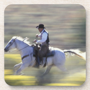 NA, USA, Oregon, Seneca, Ponderosa Ranch, Cowboy Getränkeuntersetzer