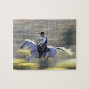 Na, USA, Oregon, Seneca, Ponderosa Ranch, Cowboy Puzzle