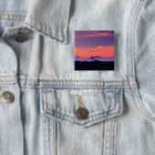 NA, USA, Oregon, The Three Sisters Mountains Button (Beispiel)