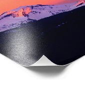 NA, USA, Oregon, The Three Sisters Mountains Fotodruck (Ecke)