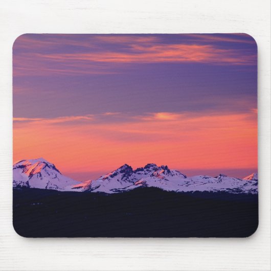 NA, USA, Oregon, The Three Sisters Mountains Mousepad (Vorne)