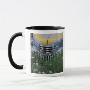 NA, USA, östliches Washington, Alter LKW mit Tasse