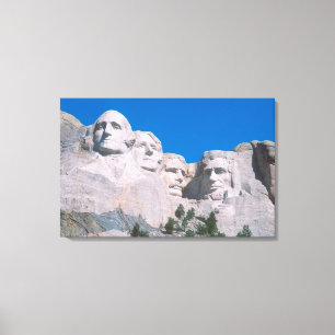 Na, USA, Sd, der Mount Rushmore. Leinwanddruck
