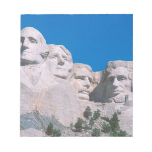 Na, USA, Sd, der Mount Rushmore. Notizblock