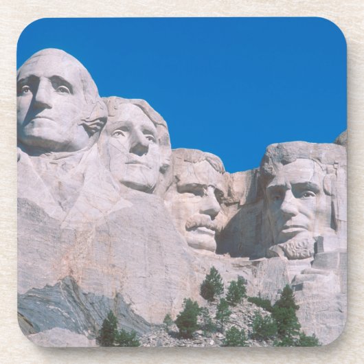 Na, USA, Sd, der Mount Rushmore. Untersetzer (Vorderseite)