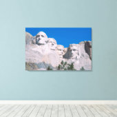NA, USA, SD, Mount Rushmore. Leinwanddruck (Insitu (Holzboden))