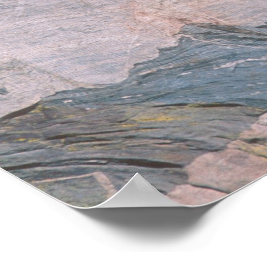 NA, USA, SD, Mount Rushmore. Poster (Ecke)