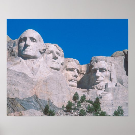 NA, USA, SD, Mount Rushmore. Poster (Vorne)