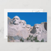 NA, USA, SD, Mount Rushmore. Postkarte (Vorne/Hinten)