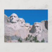 NA, USA, SD, Mount Rushmore. Postkarte (Vorderseite)
