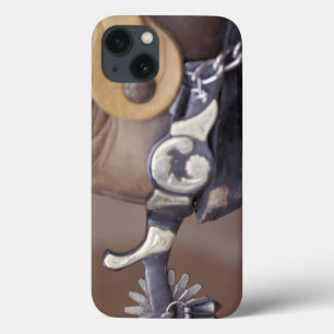 Na, USA, Texas, Lubbock-Cowboystiefel und Sporn iPhone 13 Hülle