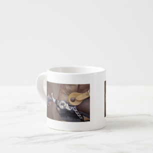 Na, USA, Texas, Lubbock-Cowboystiefel und Sporn Espressotasse