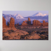 NA, USA, Utah, Arches National Park. Garten Poster (Vorne)