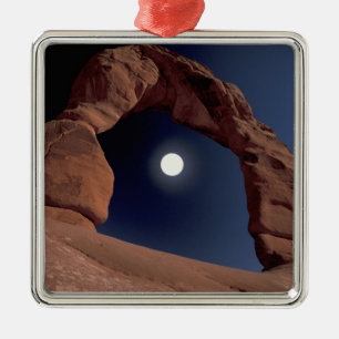 NA, USA, Utah, Arches National Park.Zierlich Silbernes Ornament