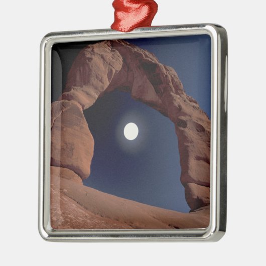 NA, USA, Utah, Arches National Park.Zierlich Silbernes Ornament (Links)