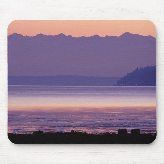 NA, USA, Washington, Conway. Olympische Gebirge Mousepad (Vorne)