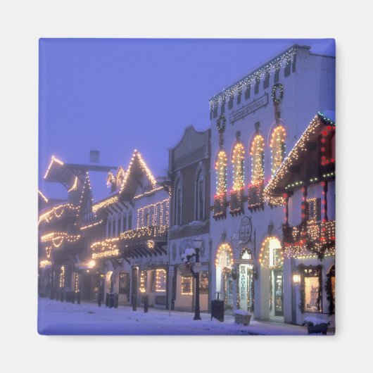 NA, USA, Washington, Leavenworth Hauptstraße Magnet (Vorne)