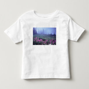 NA, USA, Washington, Neblige alpine Wiese, Mt. Kleinkind T-shirt