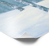 NA, USA, WY Schneewinterszene Fotodruck (Ecke)