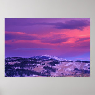 NA, USA, Wyoming, Yellowstone NP, Lamar Valley Poster