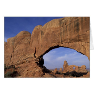 NA, Utah, Arches National Park. Doppelbogen