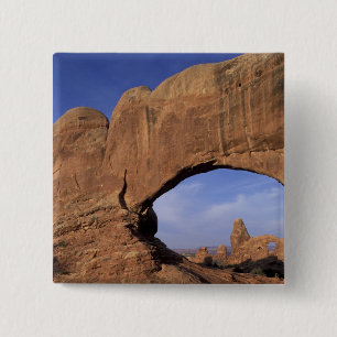 NA, Utah, Arches National Park. Doppelbogen Button