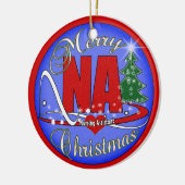 NA-WEIHNACHTSverzierung - KRANKENPFLEGE-ASSISTENT Keramik Ornament (Links)