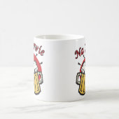 Na Zdrowie Toast mit Bier-Tasse Kaffeetasse (Mittel)