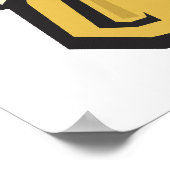 Na Zdrowie Toast mit Bier-Tasse Poster (Ecke)