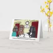 NAACP Poodle Card Karte (Gelbe Blume)