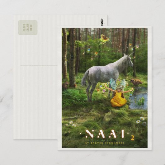 Naai 2 postkarte (Vorne/Hinten)