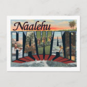 Naalehu, Hawaii - Große Briefszenen Postkarte (Vorderseite)