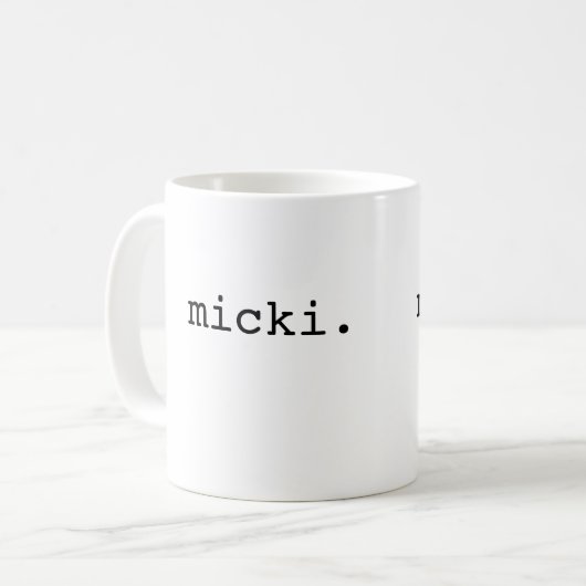 naam kaffeetasse (Vorderseite Links)